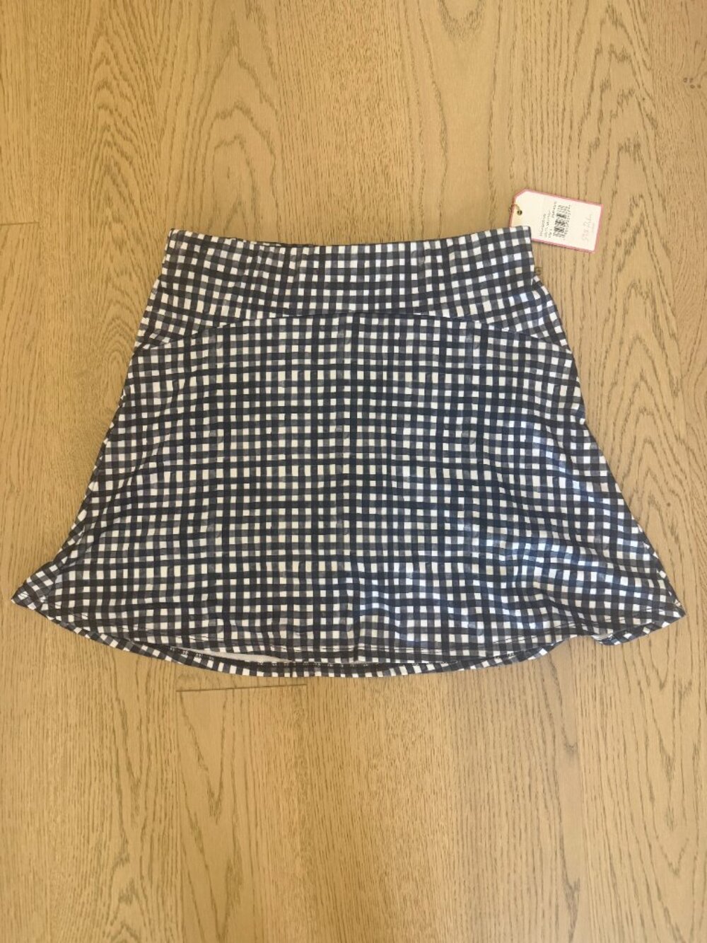 Stella Parker Wavy Navy Skort Size S NWT